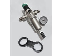 Фильтр ViEiR с редуктором давления, никель, 1/2, для горячей воды JH157-N