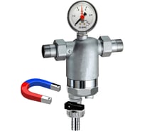 Фильтр с манометром и магнитной вставкой ViEiR никель, 3/4 VP166-4