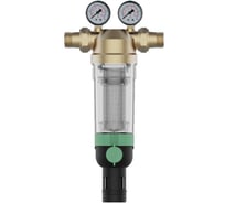 Фильтр ViEiR с обратной промывкой и двумя манометрами, 1, для холодной воды JC199