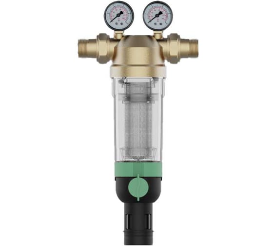 Фильтр ViEiR с обратной промывкой и двумя манометрами, 1, для холодной воды JC199 1