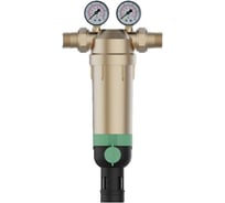 Фильтр ViEiR с обратной промывкой и двумя манометрами, 1, для горячей воды JH198