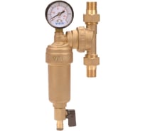 Фильтр ViEiR свободного вращения с манометром, металлический корпус, 1/2 JH147