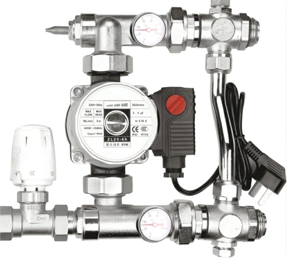 Насосно-смесительная группа ViEiR для смешивания контуров отопления VR206 1