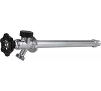 Незамерзающий вентильный кран ViEiR никелированный, 550мм, 1/2х3/4 штуцер удлинённый водоразборный кран для зимней эксплуатации VRGL20-550