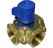 Четырехходовой смесительно-разделительный клапан ViEiR 1 1/4″, латунный, для распределения потоков теплоносителя в котельных и магистральных контурах VR151