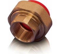 Комбинированная разъемная муфта - американка Blue Ocean внутренняя резьба "Fire Secure" 40x1.1/4", противопожарный полипропилен, красная Fire-S-B1 PPRF/UAF(R)-40