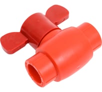 Шаровой кран Blue Ocean противопожарный - 20 красный, полипропиленовый Fire-S-B1 PPRF/BV/PPR/-1(R)-20