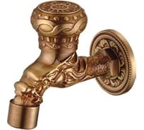 Кран с носиком ретро бронза латунный для водоразборных точек VIEIR VR322