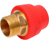 Резьбовая муфта Blue Ocean "Fire Secure" (нар) - 40x1.1/4" под ключ, противопожарный полипропилен Fire-S-B1 PPRF/HTEA(R)-40х1.1/4"