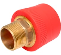 Резьбовая муфта Blue Ocean "Fire Secure" (нар) - 50x1.1/4" под ключ, противопожарный полипропилен Fire-S-B1 PPRF/HTEA(R)-50х1.1/4"