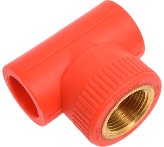 Тройник Blue Ocean "Fire Secure" (вн) - 25x3/4", противопожарный полипропилен Fire-S-B1 PPRF/ITT(R)-25х3/4"