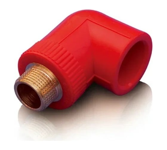 Угол Blue Ocean "Fire Secure" (нар) - 25x1/2", противопожарный полипропилен Fire-S-B1 PPRF/ET90E(R)-25 х 1/2" 1