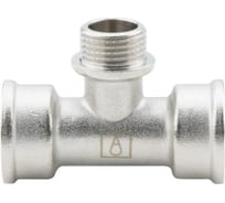Тройник переходной ALATO ВР-НР-ВР, латунь никелированная 3/4x1/2x3/4 (5/50) 0115-2015