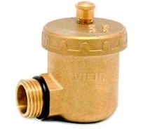Fвтоматический угловой воздухоотводчик ViEiR 1/2″ латунный для радиаторов и коллекторов PF501