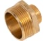 Ниппель переходной латунный ViEiR 3/4 ш × 11/4 ш (две наружные резьбы) SH64 2