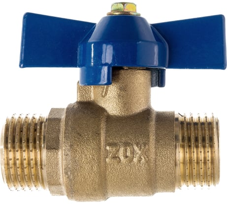 Шаровой кран Zox 1/2'' нар/нар, бабочка 519282