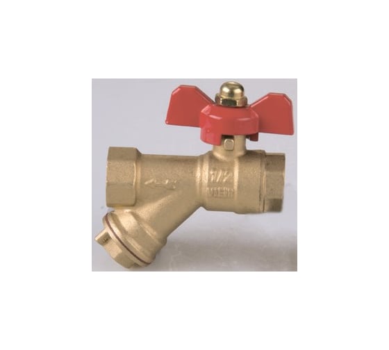 Кран шаровый ViEiR с фильтром 1 бабочка для очистки воды и перекрытия потока в системах водоснабжения GL135 1