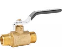 Кран шаровой газовый жёлтый ViEiR 1/2 наружная х наружная резьба рычаг для газоснабжения VR106-01