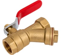 Кран шаровый ViEiR с фильтром 1/2 ручка универсальный запорно-фильтрующий кран для холодной и горячей воды GL143