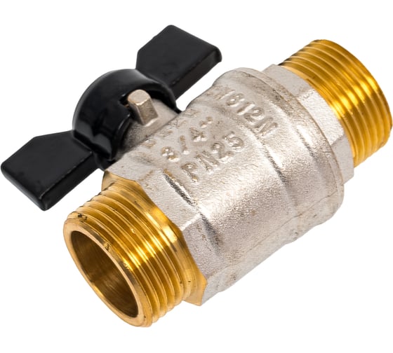 Кран шаровой для металлопластиковой трубы ViEiR 20 х 1/2 наружная резьба для водопроводных линий VRLM201