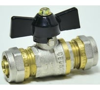 Кран шаровой для металлопластиковой трубы ViEiR 16 х 16 для соединения труб в водопроводных системах VRL1616