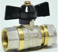 Кран шаровой для металлопластиковой трубы ViEiR 16 х 1/2 внутренняя резьба для подключения водопровода VRLF161