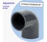 Отвод НПВХ клеевой AQUAVIVA 90 DN 200 PN10 ELW20090 53472 2