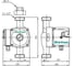 Циркуляционный насос SHINHOO BASIC 25-8S N 180 1x230V 71212006 2