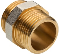 Фитинг резьбовой Valtec ниппель коллекторный 1 х 1 нар.-нар. VTr.584.N.0006