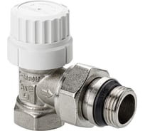 Клапан радиаторный угловой Valtec с преднастройкой DN15, 1/2 VT.037.NRC.04