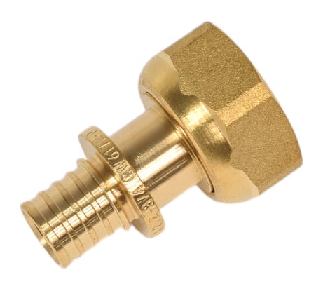 Муфта с накидной гайкой One Plus Ø16 3/4 ВР аксиальная rx надвижная для труб Pex 3504023062/ 3204023140