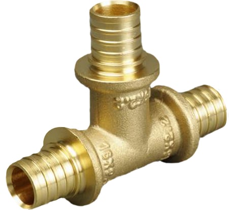 Тройник One Plus прямой 25, аксиальный rx, надвижной, для сшитого полиэтилена Pex 3504023091