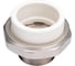 Разъемная муфта PPRC MeerPlast Дн63х50 Ру25 белая наружная резьба D200-00509 5