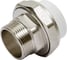 Разъемная муфта PPRC MeerPlast Дн40х32 Ру25 белая наружная резьба D200-00505 2