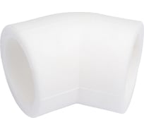 Угольник MeerPlast PP-RC белый Дн25 Ру25 45гр под пайку D200-00970
