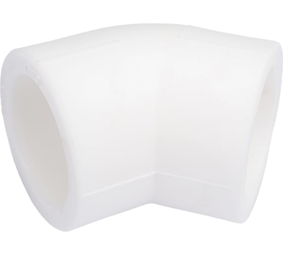 Угольник MeerPlast PP-RC белый Дн25 Ру25 45гр под пайку D200-00970