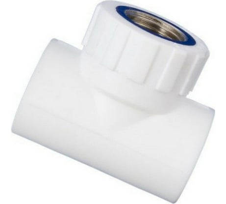 Тройник MeerPlast полипропиленовый PPRC комбинированный Ду25x15 Ру15 ВР D200-00548