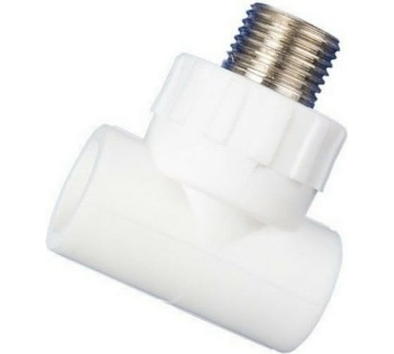 Тройник MeerPlast полипропиленовый PPRC комбинированный Ду20x15 Ру20 НР D200-00545 1