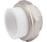 Разъемная муфта PPRC MeerPlast Дн40х32 Ру25 белая внутренняя резьба D200-00504 1
