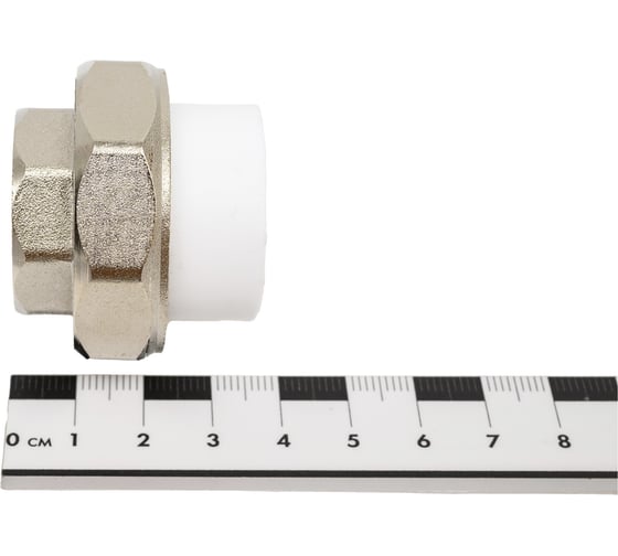 Разъемная муфта PPRC MeerPlast Дн25х20 Ру25 белая внутренняя резьба D200-00496