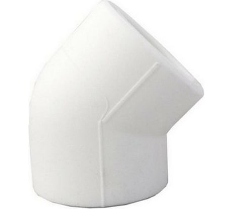 Угольник MeerPlast PP-RC белый Дн20 Ру25 45гр под пайку D200-00962