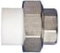 Разъемная муфта PPRC MeerPlast Дн50х40 Ру25 белая внутренняя резьба D200-00506 1