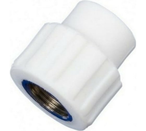 Комбинированная муфта PPRC MeerPlast Дн40x32 Ру25 белая внутренняя резьба D200-00454 25082144634