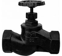 Запорный вентиль Ci аналог 15кч18п Ду25 Ру16 чугунный муфтовый D090-00010