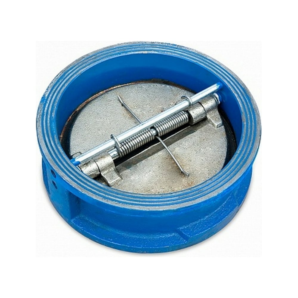 Обратный клапан Ci Ду250 Ру16 двухдисковый межфланцевый чугунный D100 ...