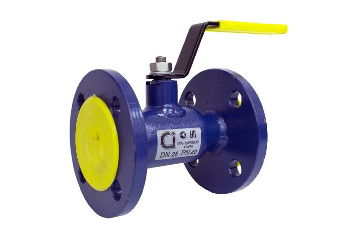 Шаровой кран Ci стандартнопроходной аналог 11с67п Ду80 Ру16 стальной с ...