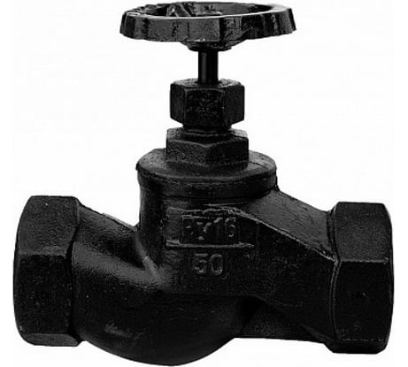 Запорный вентиль Ci аналог 15кч18п Ду15 Ру16 чугунный муфтовый D090-00008