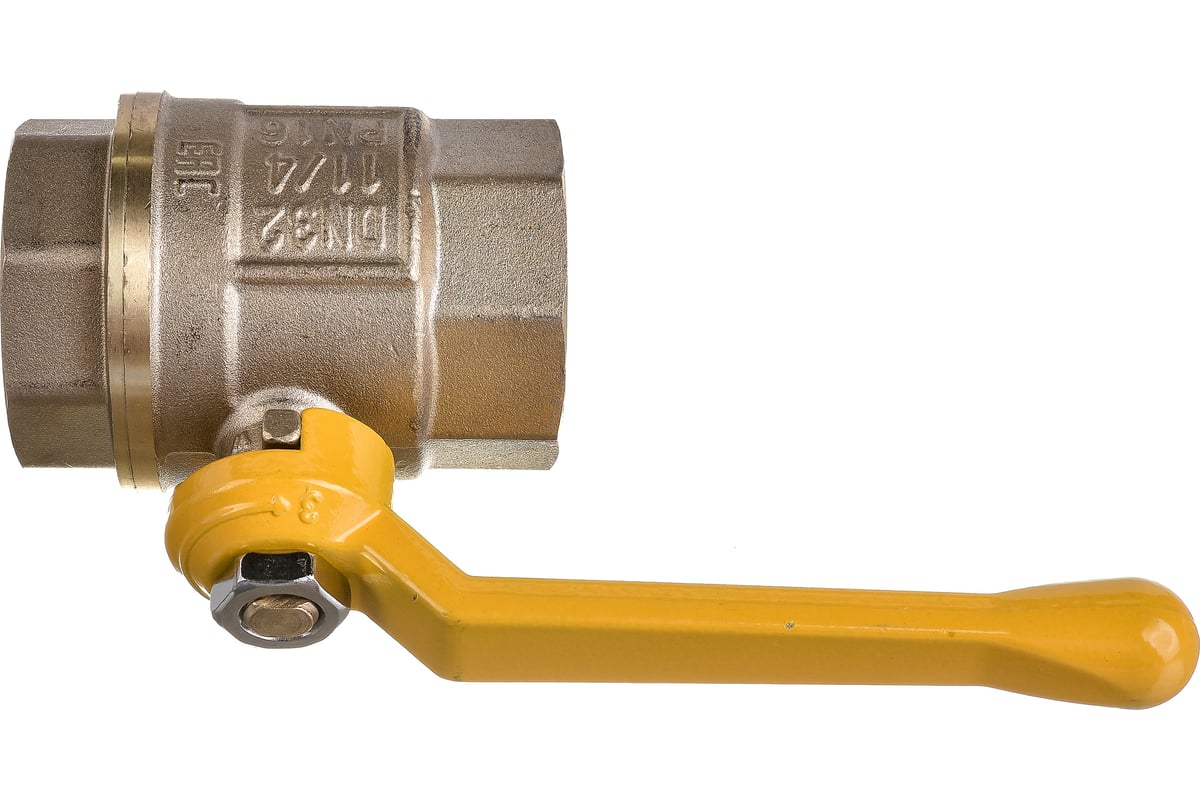 Шаровой кран STI для газа Ду32 Ру16 муфтовый (муфта-муфта) рычаг D170 ...