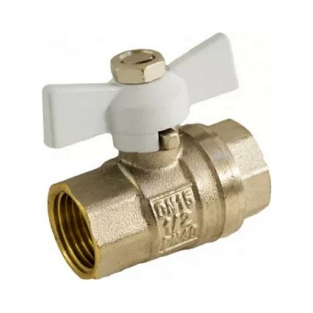 Шаровой кран STI Ду20 Ру40 муфтовый (гайка-гайка) бабочка D160-02805 в ...