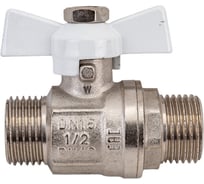 Шаровой кран STI Ду15 Ру40 муфтовый (штуцер-штуцер) бабочка D160-02799